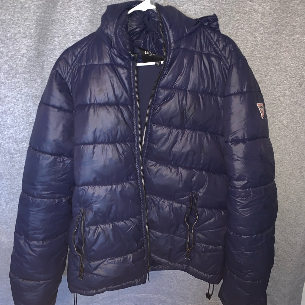 COPY - Blue guess puffer jacket